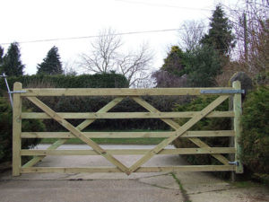 Gate-wooden